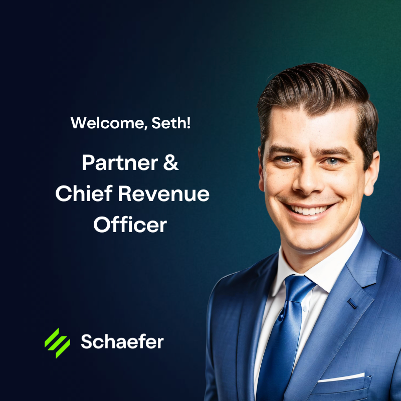 Seth Waite headshot with announcement of new role as Partner & Chief Revenue Officer